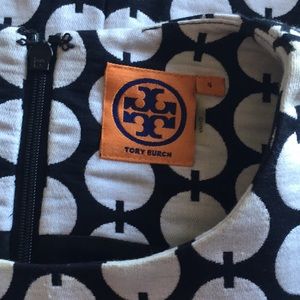 Tory Burch black and white elegant working dress size 4